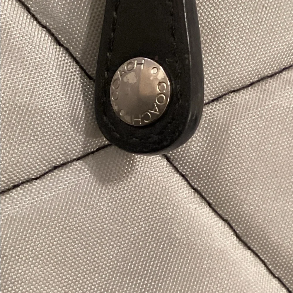 Coach compact leather